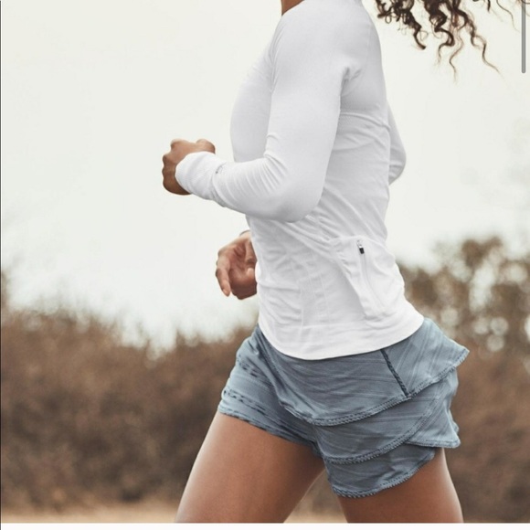 Athleta dot stripe swagger skirt skort blue xxs - Picture 2 of 8